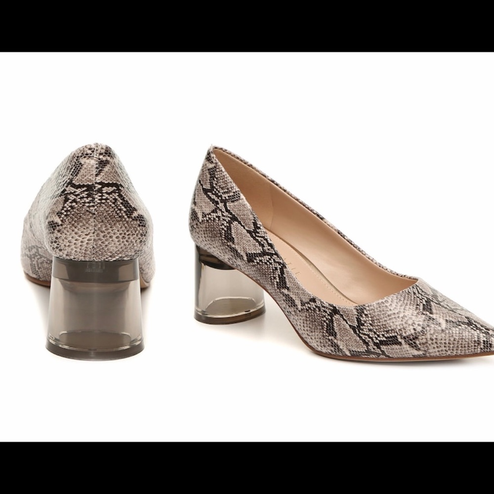 Maysa pump from Kelly & Katie , Brown/Beige Snake Print
